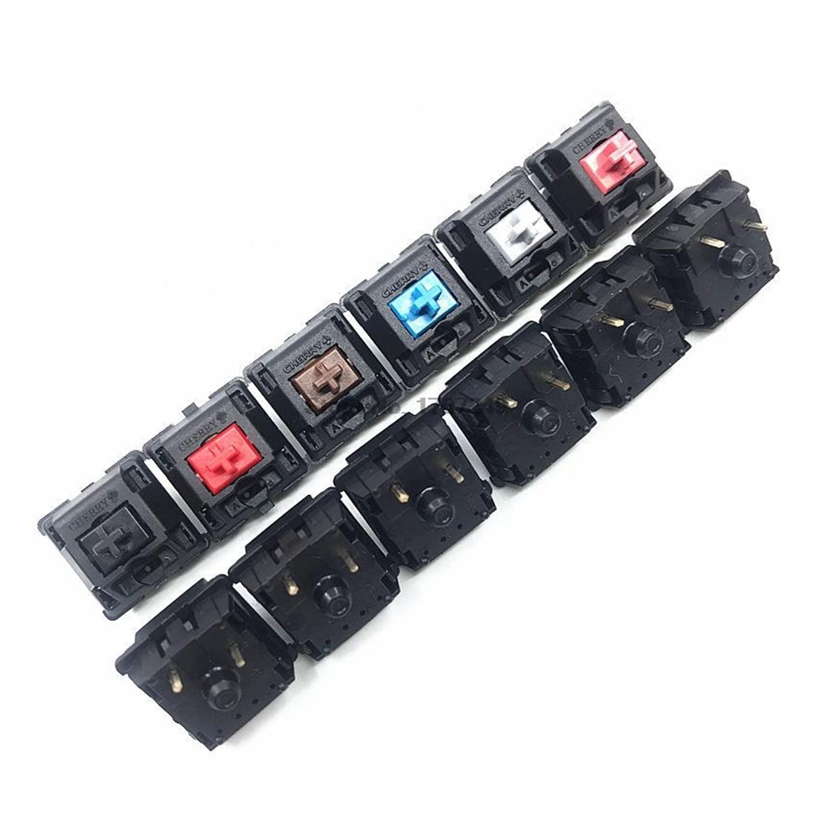 4Pcs Original Mechanical Keyboard Switch Silver Red Black Blue